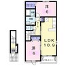 ルーベル春日Ａ 2LDKの間取り
