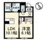スターフィールドⅢ 1LDKの間取り