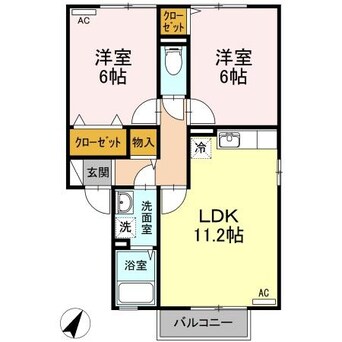 間取図 フォレスト D棟