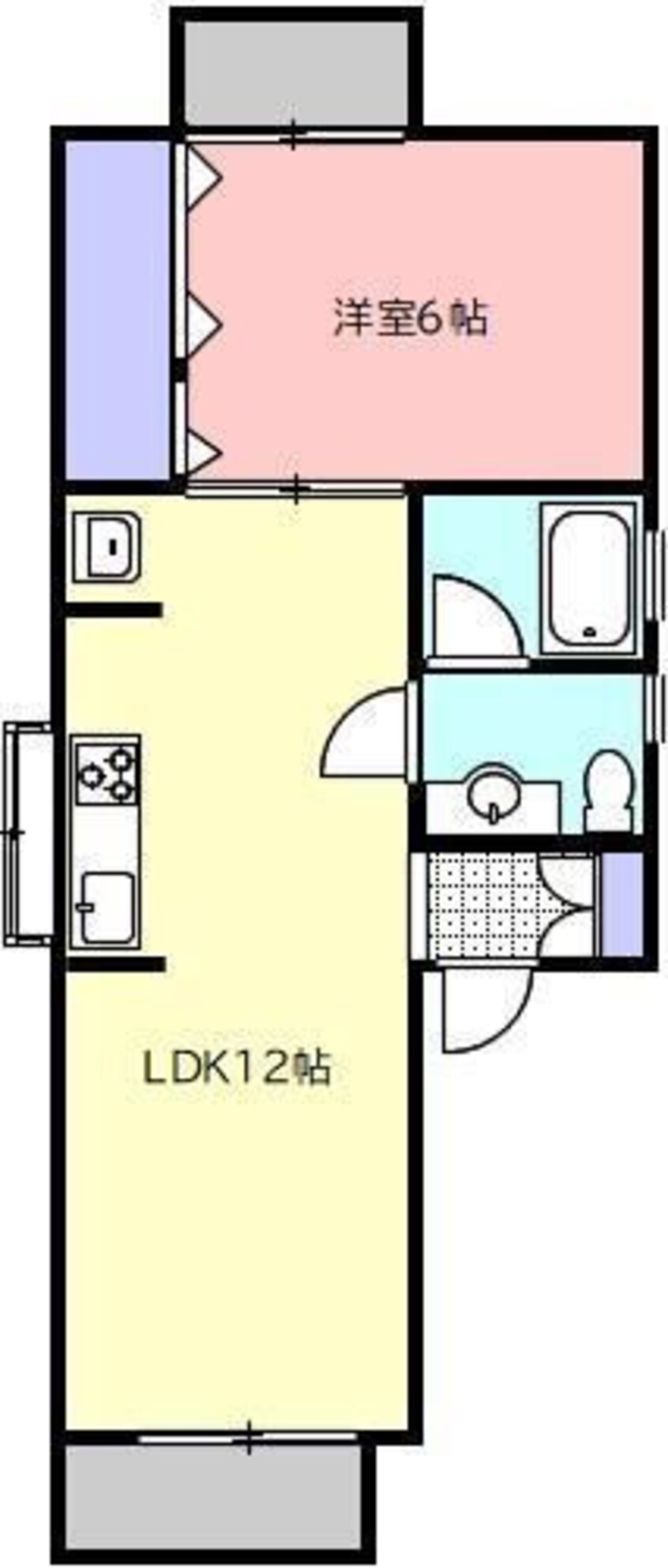 間取図 ハイツ八番館