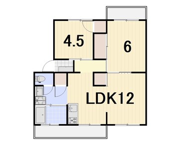 間取図 ラ・トゥール高松町　F1