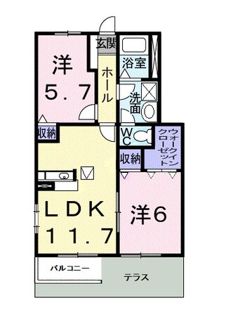 間取図 エルピーダＭ　Ｃ棟
