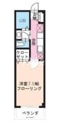 コーポマップ 1Kの間取り