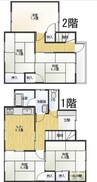 岡田借家 5DKの間取り
