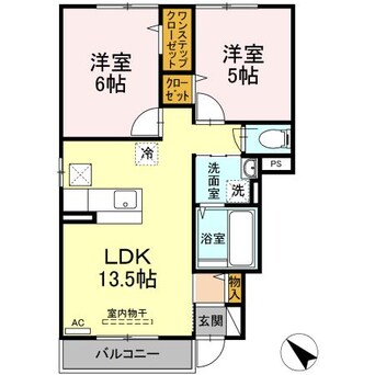 間取図 エスポワール A棟