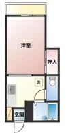 Kハイツ 1Kの間取り