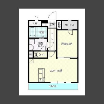 間取図 パステルライフⅠ