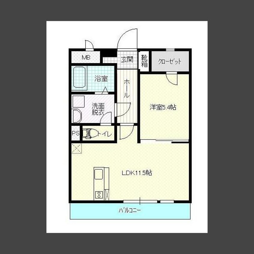 間取図 パステルライフⅠ