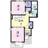 ファイン　ヒルズＭ　Ｃ 2DKの間取り