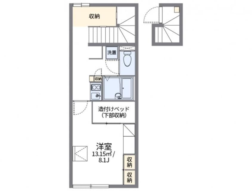 間取図 レオパレスさぬきⅡ