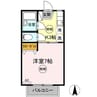 コンフォート屋島 1Kの間取り