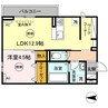 エミネンス 2LDKの間取り