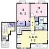 リファインド・Ｎ　Ⅰ 2LDKの間取り