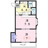 エスペランサ 2Kの間取り