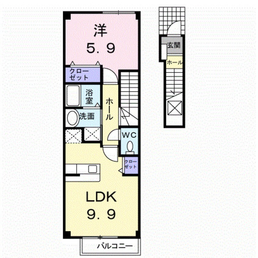間取図 パレ・コリーヌ