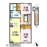ファースト・メゾン 2LDKの間取り