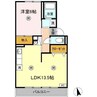 スカイコート38　C棟 1LDKの間取り