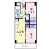 アメニティ屋島 2LDKの間取り