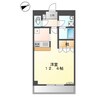 サンシャイン　フジ 1Kの間取り