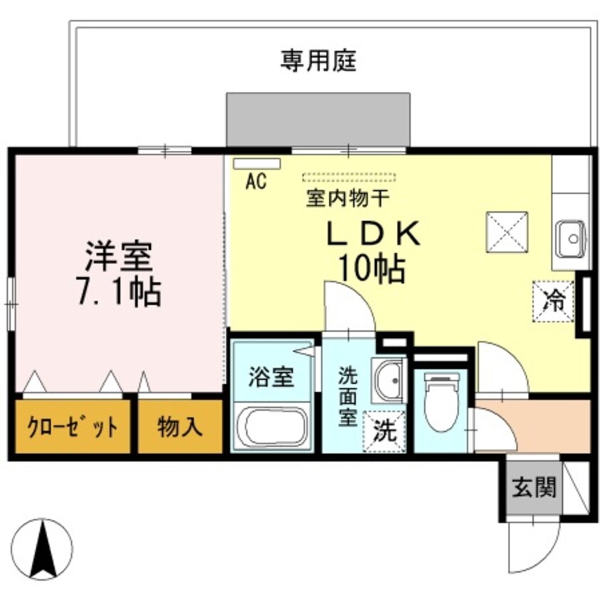 間取図 アヴァンサール　仁