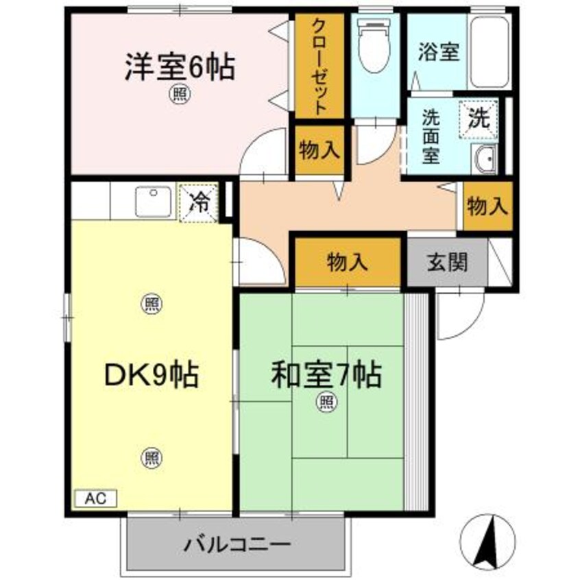 間取図 ダイワレイク　C棟