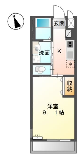 間取図 パークウェイ今里