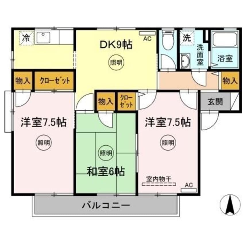 間取図 ロイヤルコート　セラ
