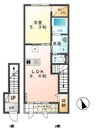 アヴァンティ 1LDKの間取り