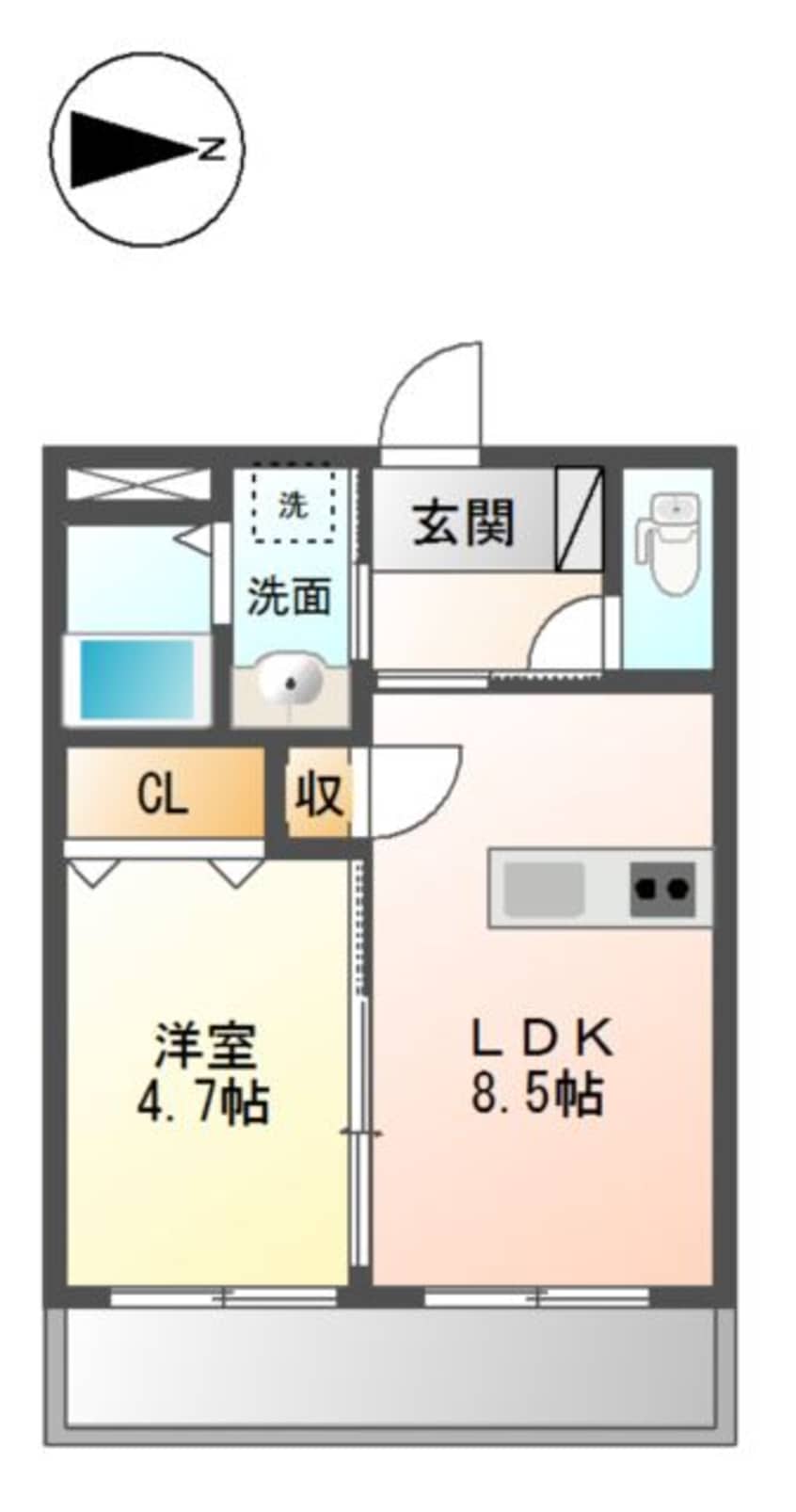 間取図 ミラフローレス