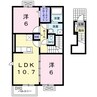 イル　ソーレ　Ａ 2LDKの間取り