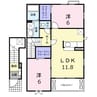 グラスランド　レジデンス　Ｈ 2LDKの間取り
