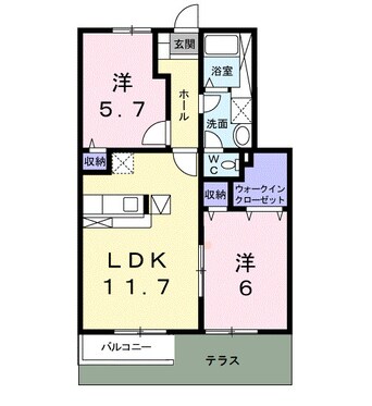 間取図 カーサ・プリンス