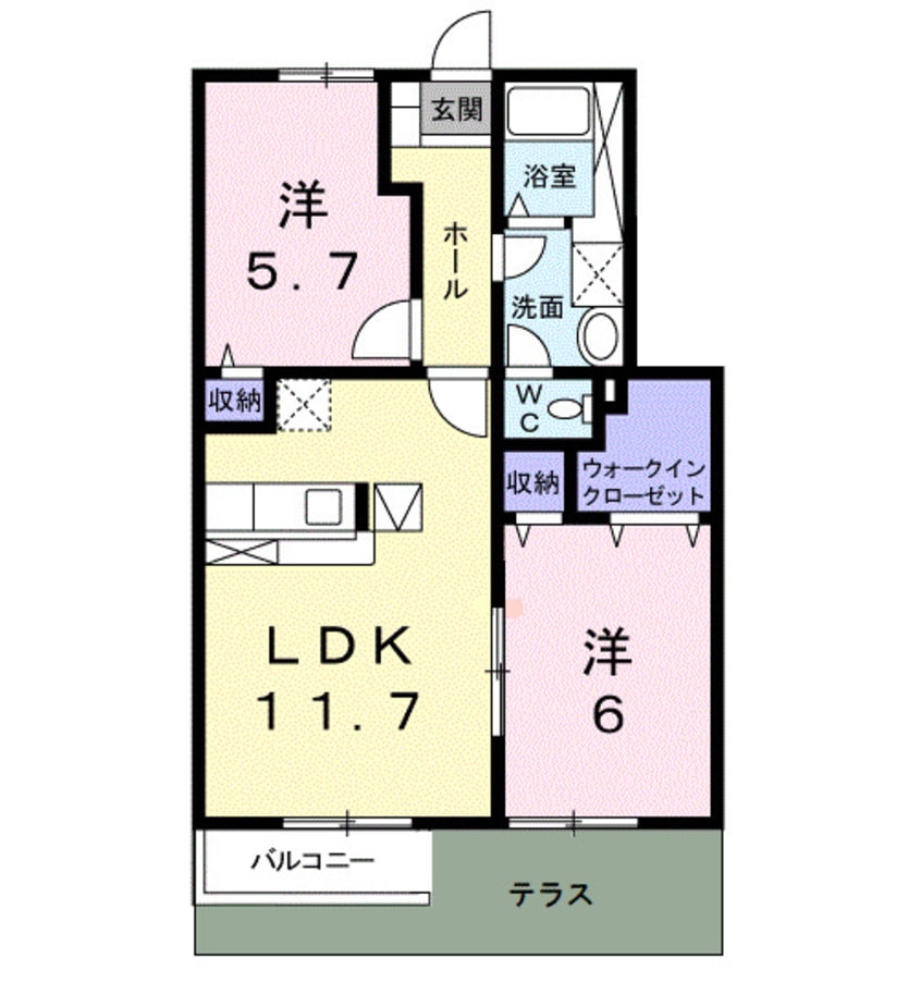 間取図 カーサ・プリンス