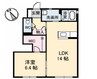 Sin Ⅱ棟 1LDKの間取り