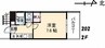 照島マンション 1Kの間取り
