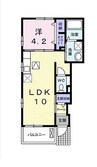 エルシオンⅠ 1LDKの間取り