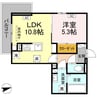 アルチェヴィータ 1LDKの間取り