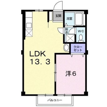 間取図 ロッジ・カントリー