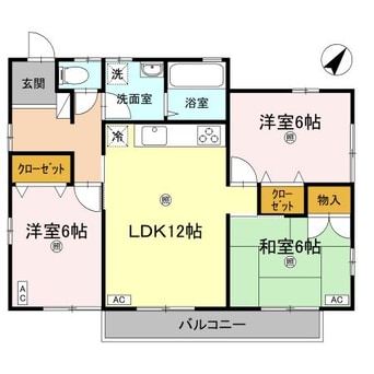 間取図 森ハイツ