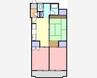 岩藤マンション 3DKの間取り
