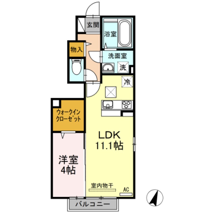間取図 ブランノワール前塩屋