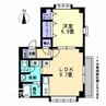 アルコリッチ 1LDKの間取り