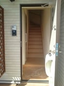 毎日通る玄関はこちらです アルバＡ