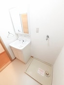 使いやすい洗面所です メゾンジャルダン黒嶋Ａ