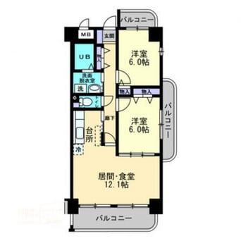 間取図 メゾンプロスペール
