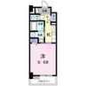 クラール花ノ宮 1Kの間取り