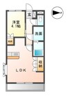 予讃線・内子線/鬼無駅 徒歩7分 1階 築17年 1LDKの間取り