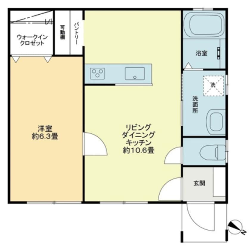 間取図 Ｔ・Ｐ林田Ⅱ