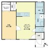 Ｔ・Ｐ林田Ⅱ 1LDKの間取り