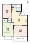 庵治コーポ 3DKの間取り